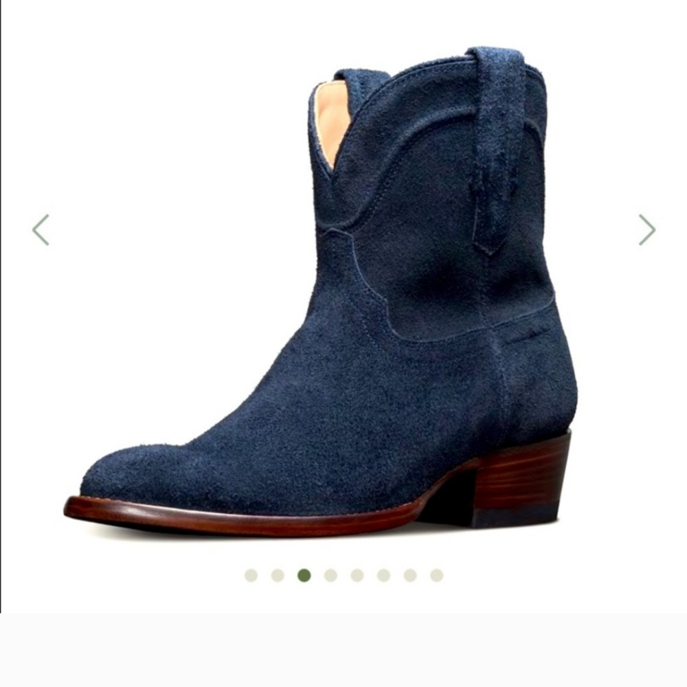 Tecovas The Lucy Boot Women's Blue Suede Size 9